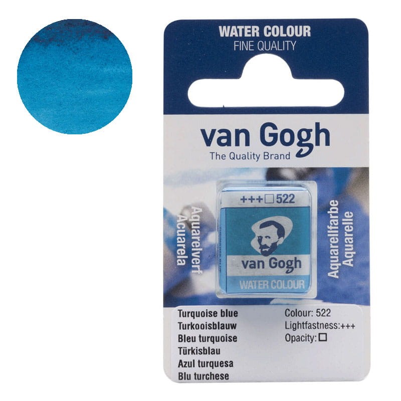 Farba-akwarelowa-polkostka-Van-Gogh-522-Turquoise-blue