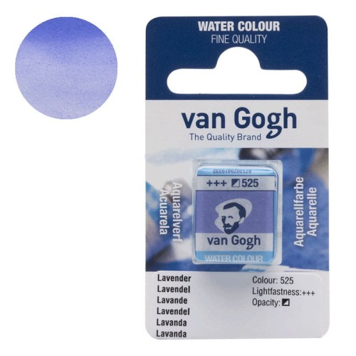 Farba akwarelowa półkostka Van Gogh - 525 Lavender