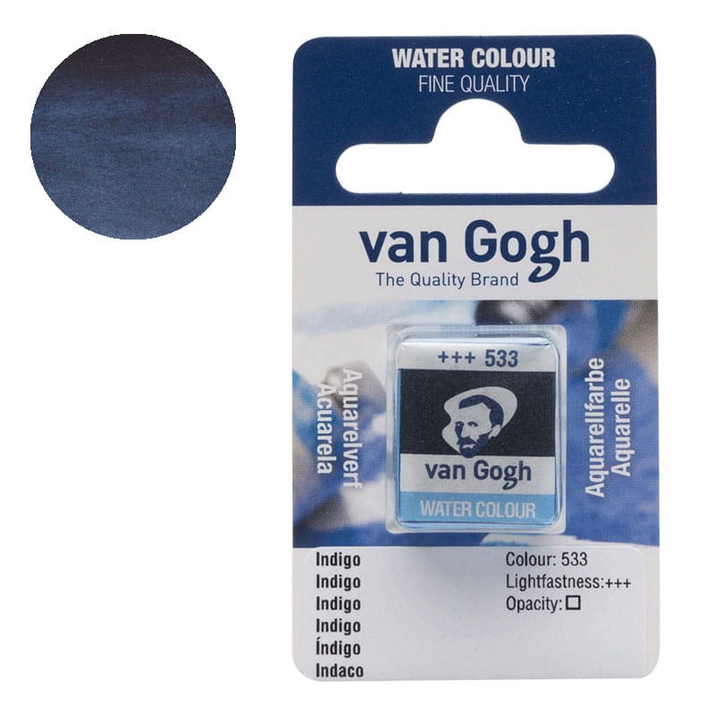 Farba-akwarelowa-polkostka-Van-Gogh-533-Indigo