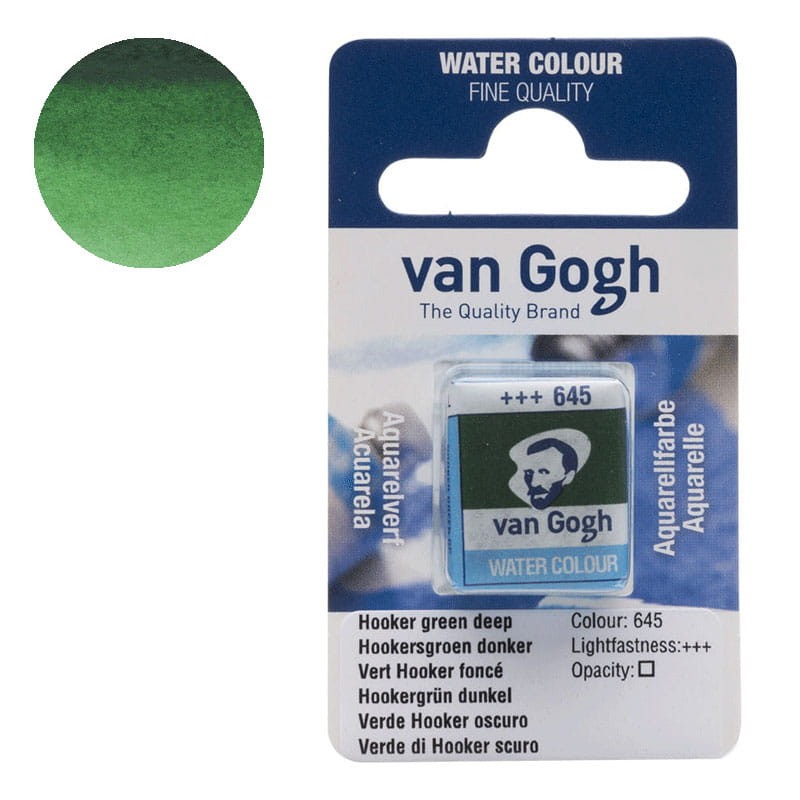 Farba-akwarelowa-polkostka-Van-Gogh-645-Hooker-green-deep