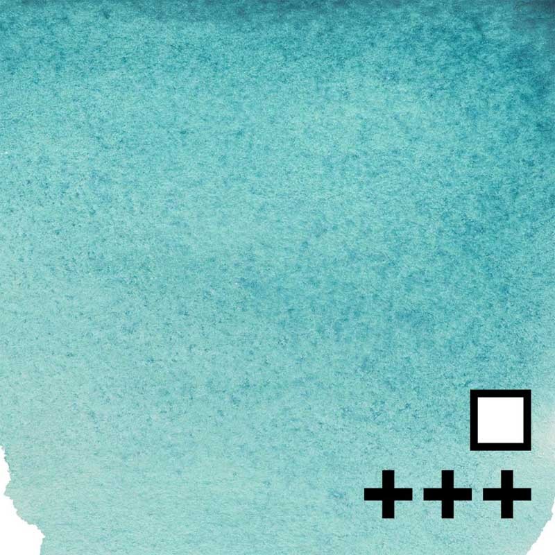 Farba-akwarelowa-polkostka-Van-Gogh-661-Turquoise-green-2