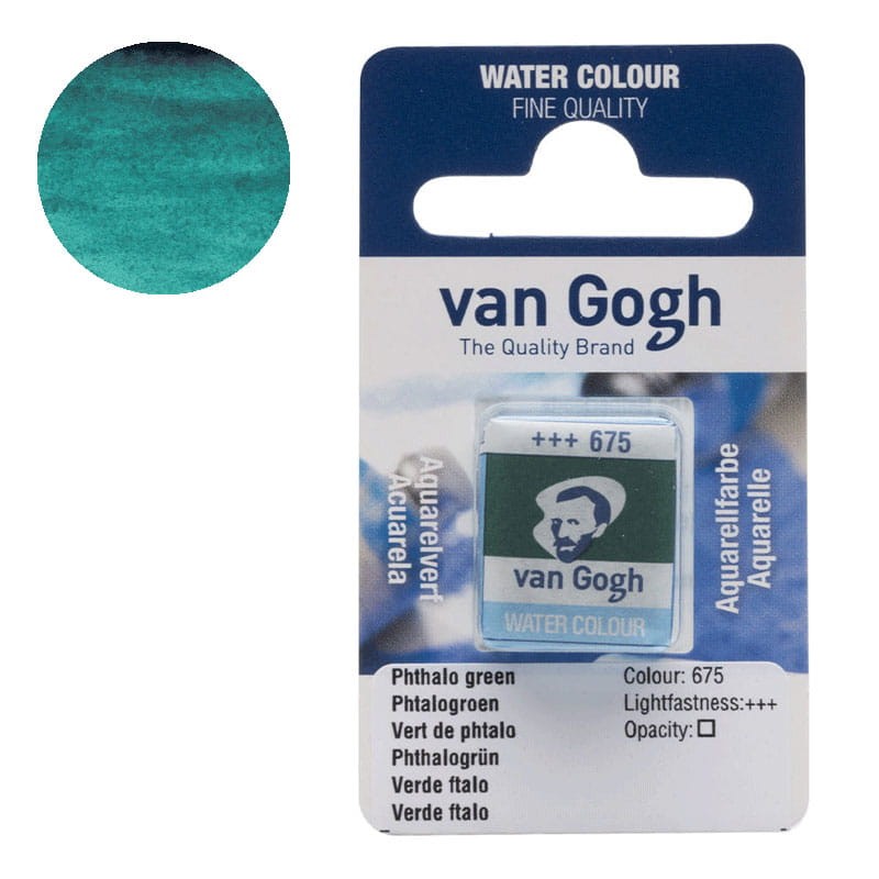 Farba-akwarelowa-polkostka-Van-Gogh-675-Phthalo-green