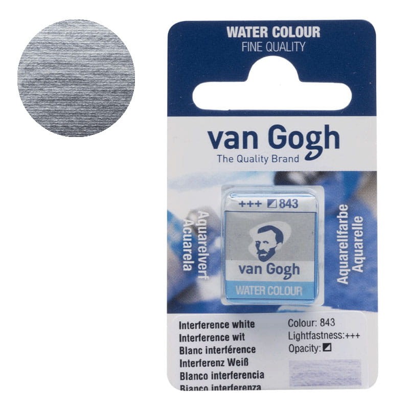 Farba-akwarelowa-polkostka-Van-Gogh-843-Interference-white
