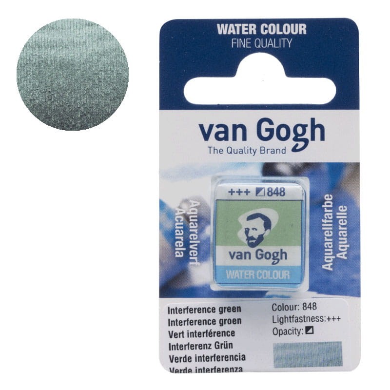 Farba-akwarelowa-polkostka-Van-Gogh-848-Interference-green