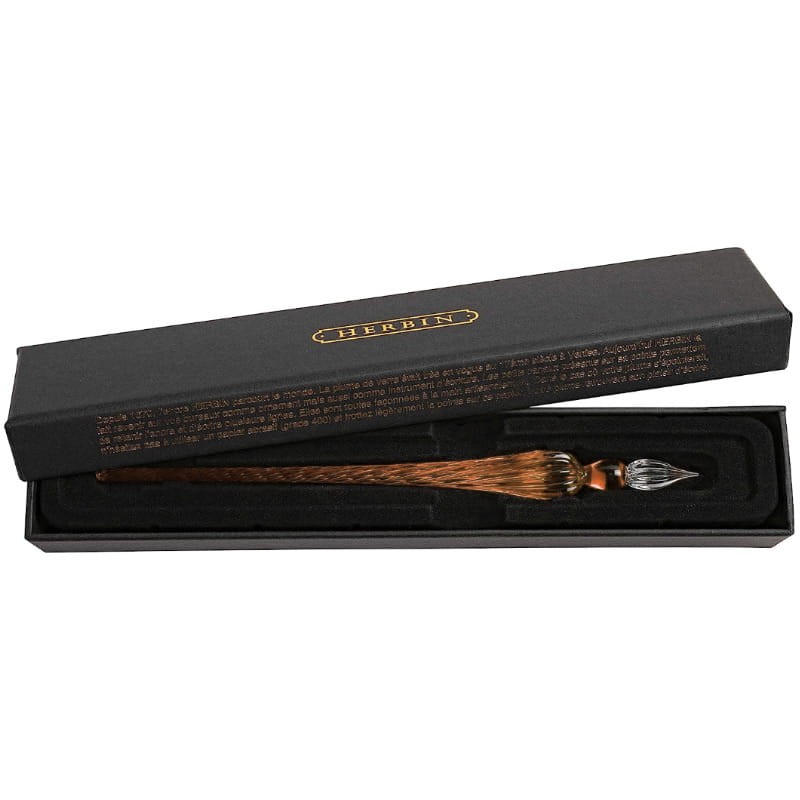 Szklane pióro J. Herbin 18.5 cm Coral 2