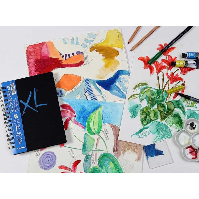 Sketch na spirali book XL Mixed media Canson A5 160g 120 stron 6