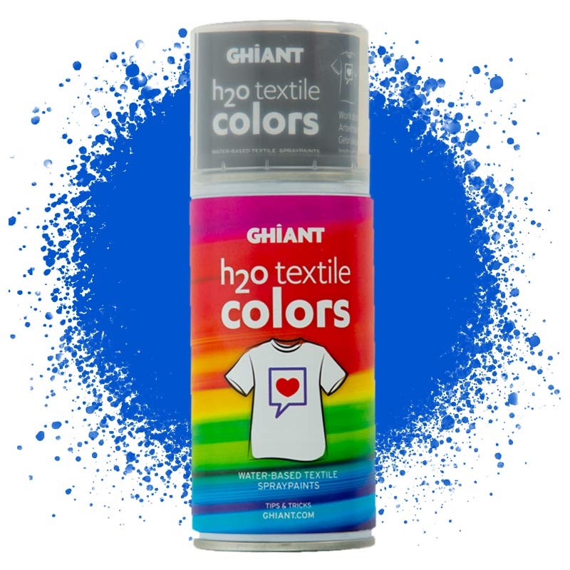 Farba w sprayu do tkanin Ghiant H2O Textile Colors 150 ml - Blue