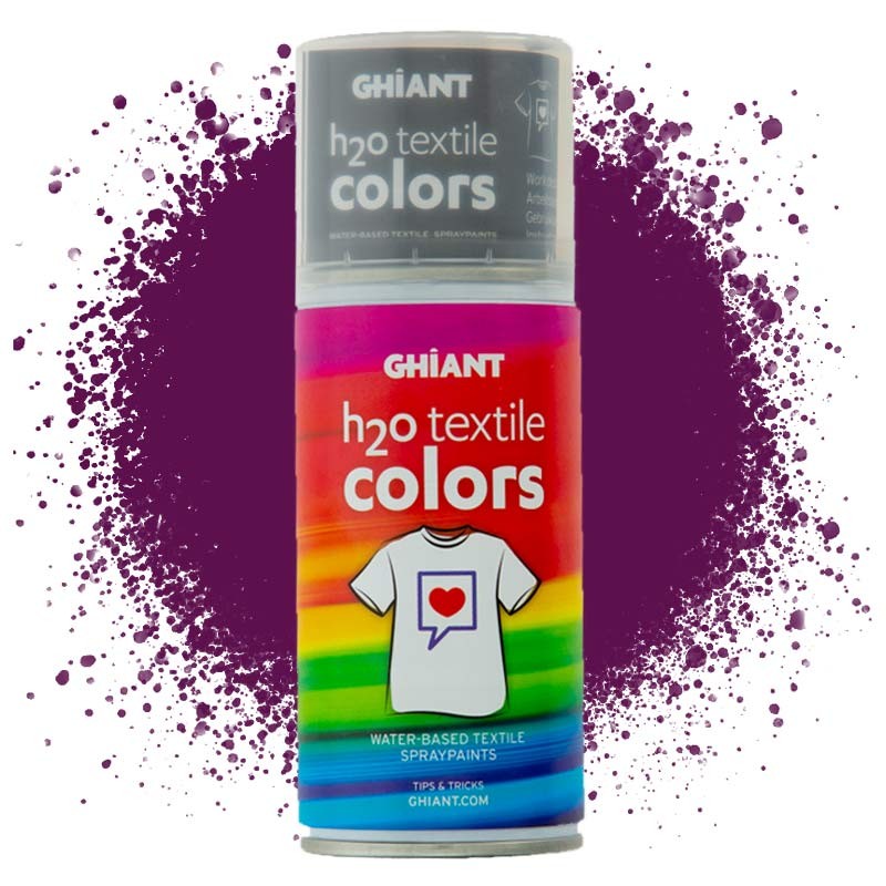 Farba w sprayu do tkanin Ghiant H2O Textile Colors 150 ml - Purple