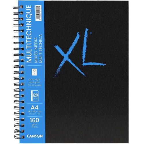 Sketch na spirali book XL Mixed media Canson - A4, 160 g, 120 stron