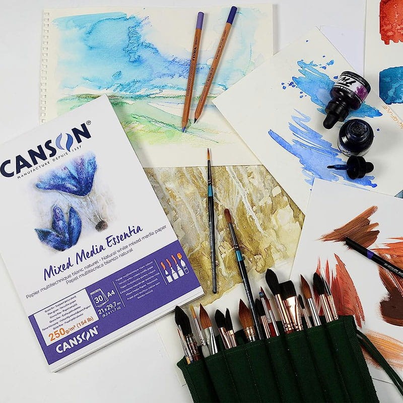 Blok Mixed Media Essentia Canson A3 250 g 30 ark 4