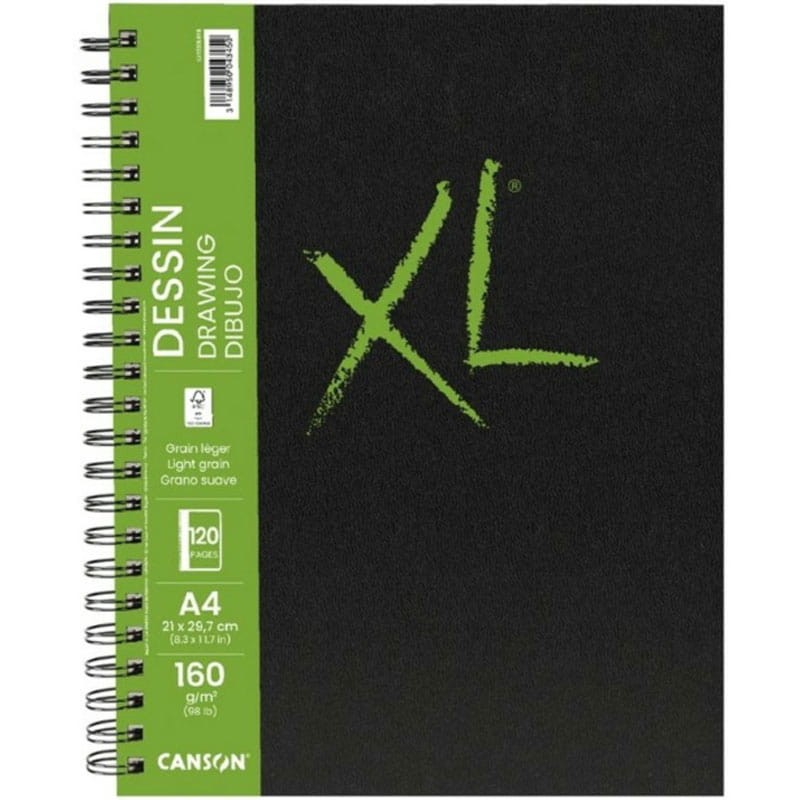 Sketch book na spirali XL Drawing Canson A4 160 g 120 str 1