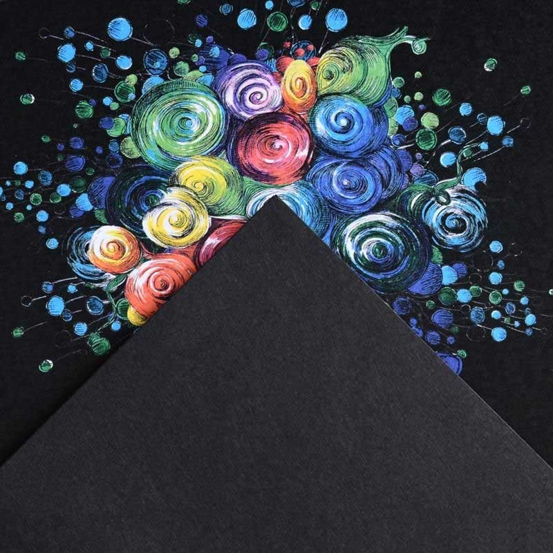 Blok Canson Graduate Black Drawing Paper A5 120g 20 arkuszy 3