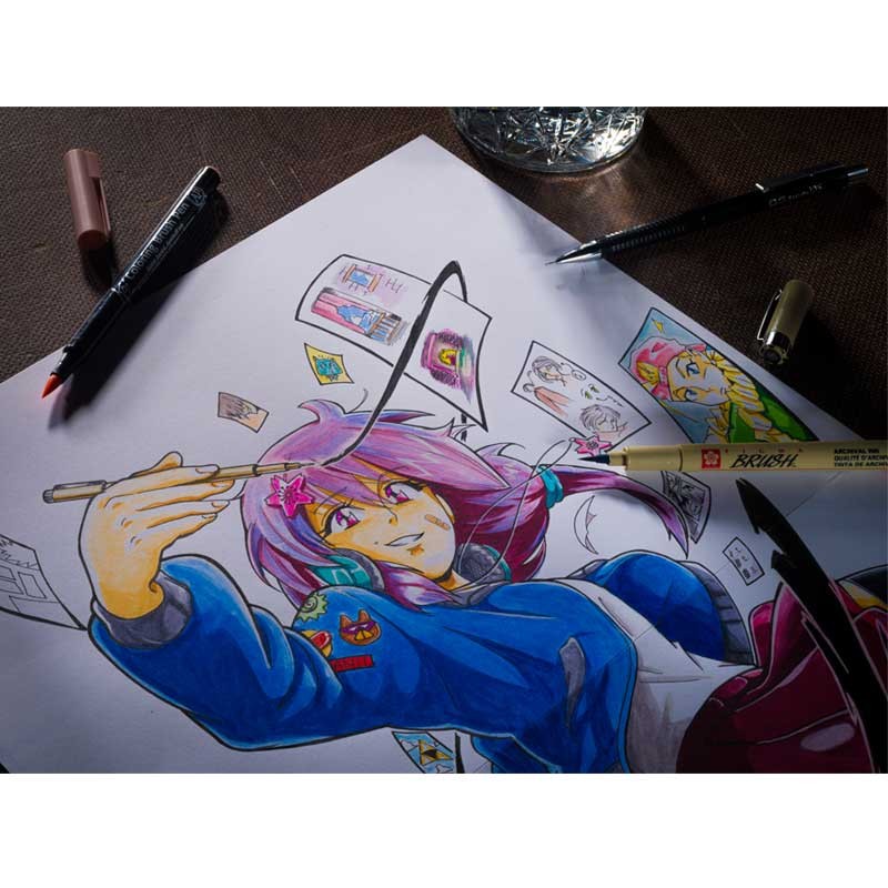 blok sakura manga paper bristol A4 250 g  20 ark 03