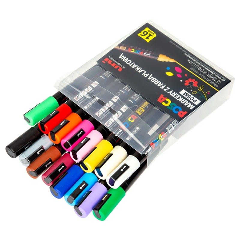 Zestaw markerów POSCA PC-5M 16 szt.