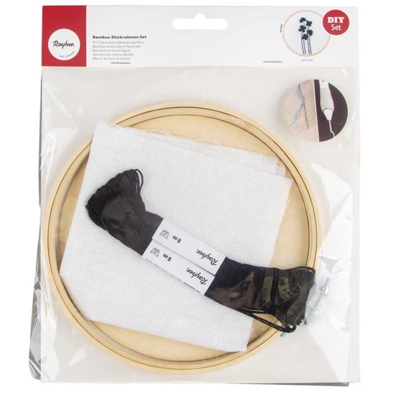 Zestaw do haftowania Rayher 17 cm 4 elementy 01