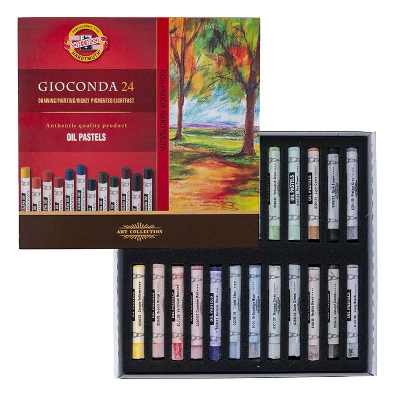 Pastele olejne Koh-I-Noor Gioconda 8354 - 24 szt. 01