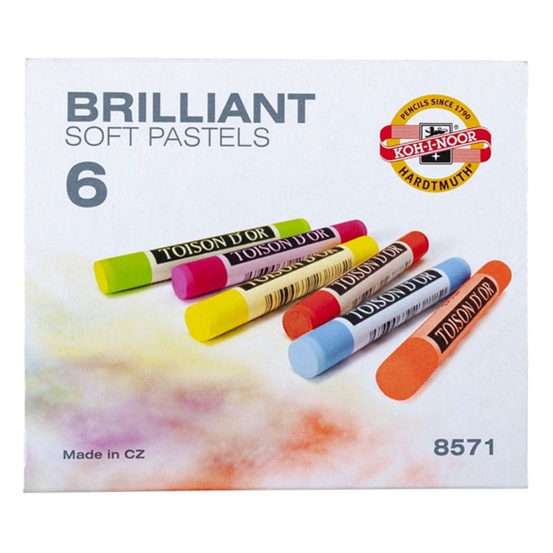 Pastele suche Koh-i-noor Toison D'or 8571 fluo 6 szt 03