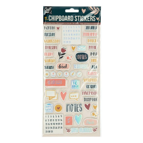 Naklejki wytłaczane Craft ID - Planner