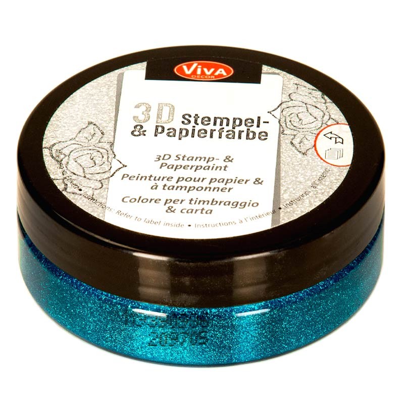 Viva-Tusz-do-stempli-3D-909-Turquoise-Metallic-01