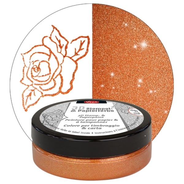 Viva Tusz do stempli 3D 904 Copper  02