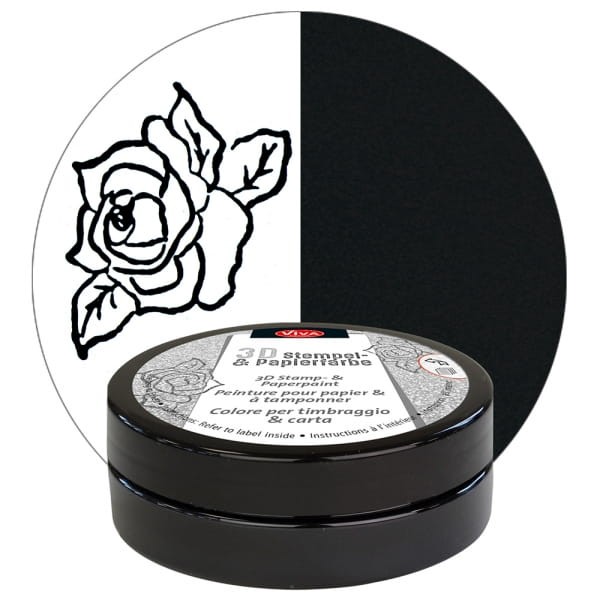 Viva Tusz do stempli 3D 800 Black 02