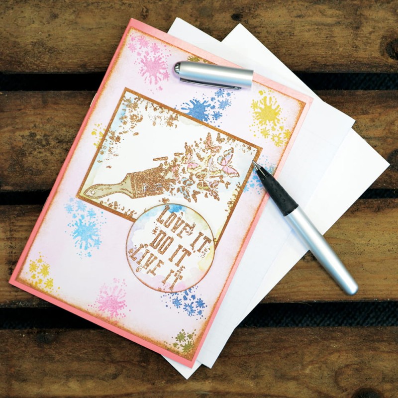 Viva Tusz do stempli 3D 917 Light Gold 04