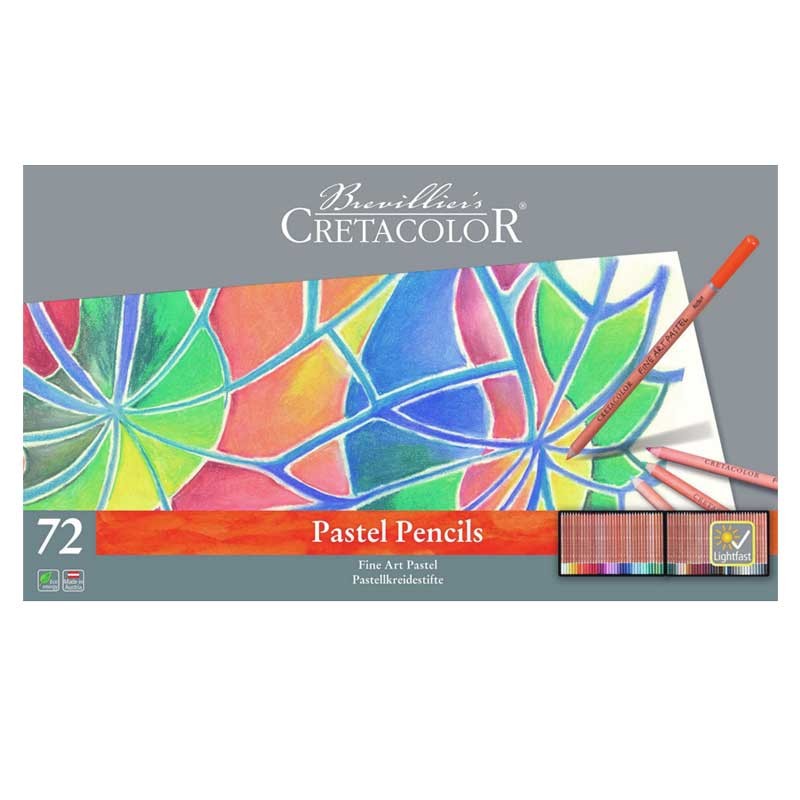 Zestaw pasteli suchych w kredce Cretacolor 72 szt. 01