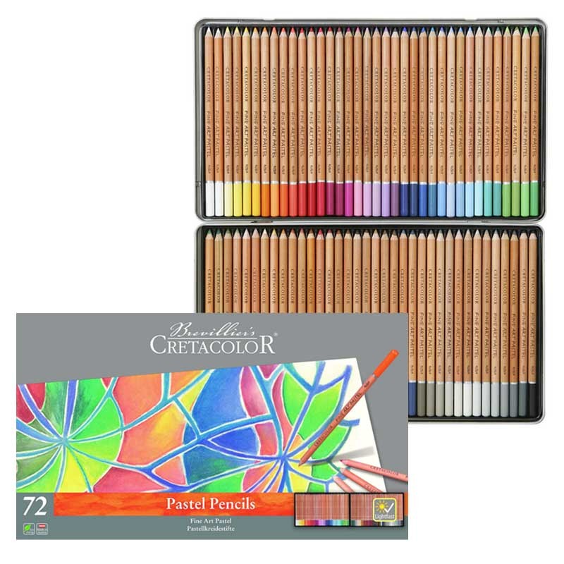 Zestaw pasteli suchych w kredce Cretacolor 72 szt. 03