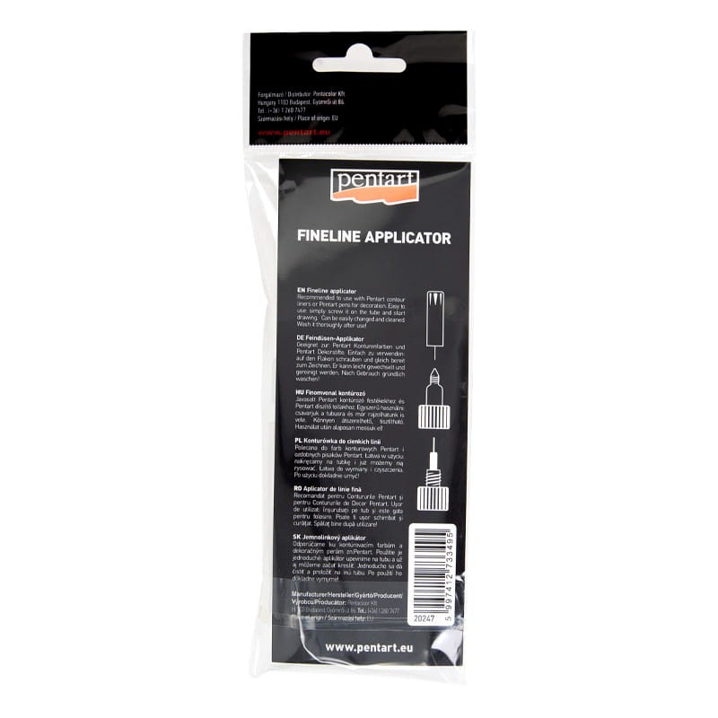 Butelka z aplikatorem precyzyjnym 0.6 mm Pentart 20 ml  05