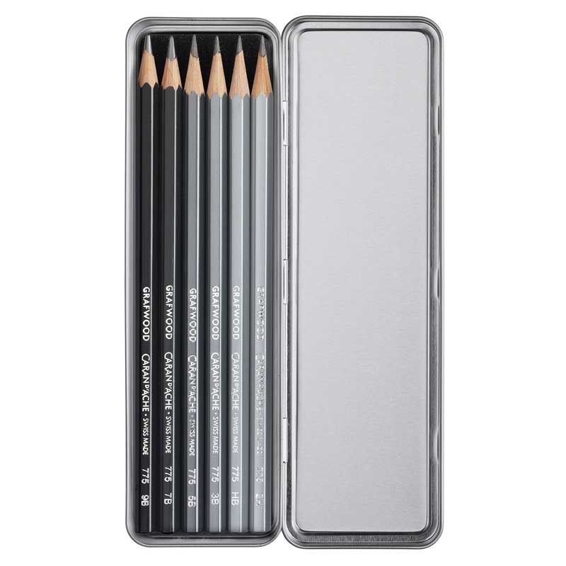 Ołówki-Caran-d'Ache-GRAFWOOD-6-szt-03