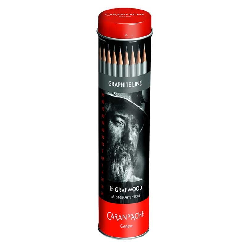 Ołówki-Caran-d'Ache-GRAFWOOD-15-szt-01