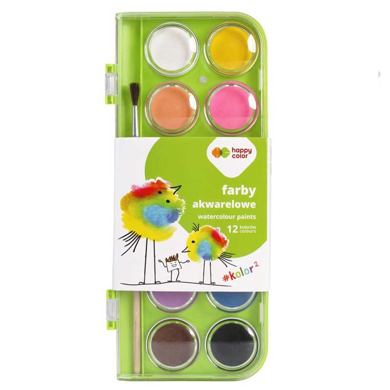 Farby-akwarelowe-Premium-Happy-Color-12-kol-pędzelek-001
