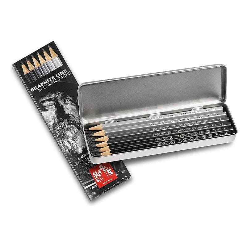 Ołówki-Caran-d'Ache-GRAFWOOD-6-szt-02