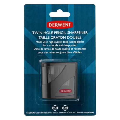 Temperówka podwójna z pojemnikiem Derwent Twin Hole