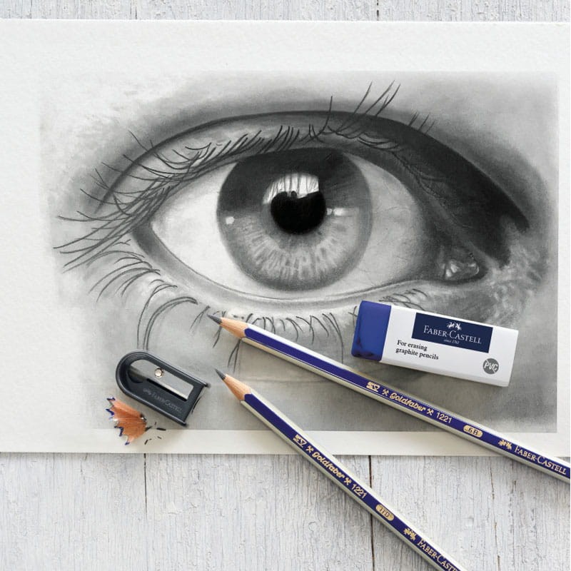 Ołówki Faber-Castell Goldfaber Sketch Set zestaw 8 szt. + ołówek + gumka 02