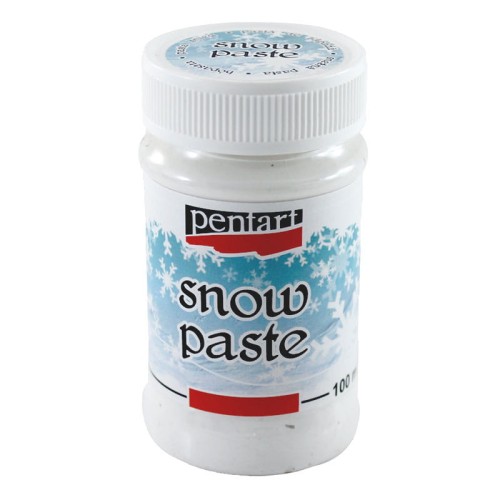 Pasta strukturalna Pentart Snow Paste 100 ml - Śnieg