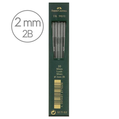 Wkłady grafitowe 2 mm TK 9071 Faber-Castell - 2B