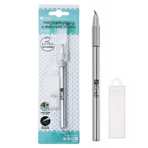 Skalpel z obrotowym ostrzem 360° dpCraft 