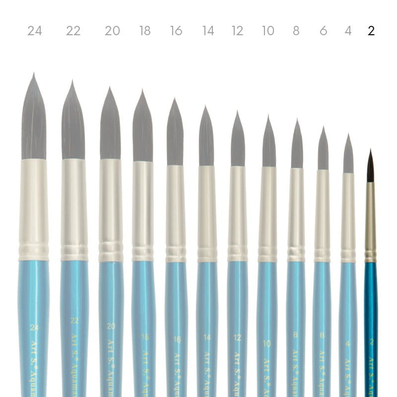 Pędzel-syntetyczny-Art-S.-Aquamarine-771-nr2-okrągły-02