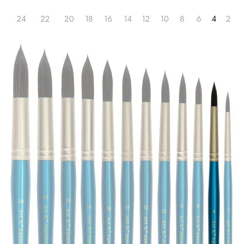 Pędzel-syntetyczny-Art-S.-Aquamarine-771-nr4-okrągły-02