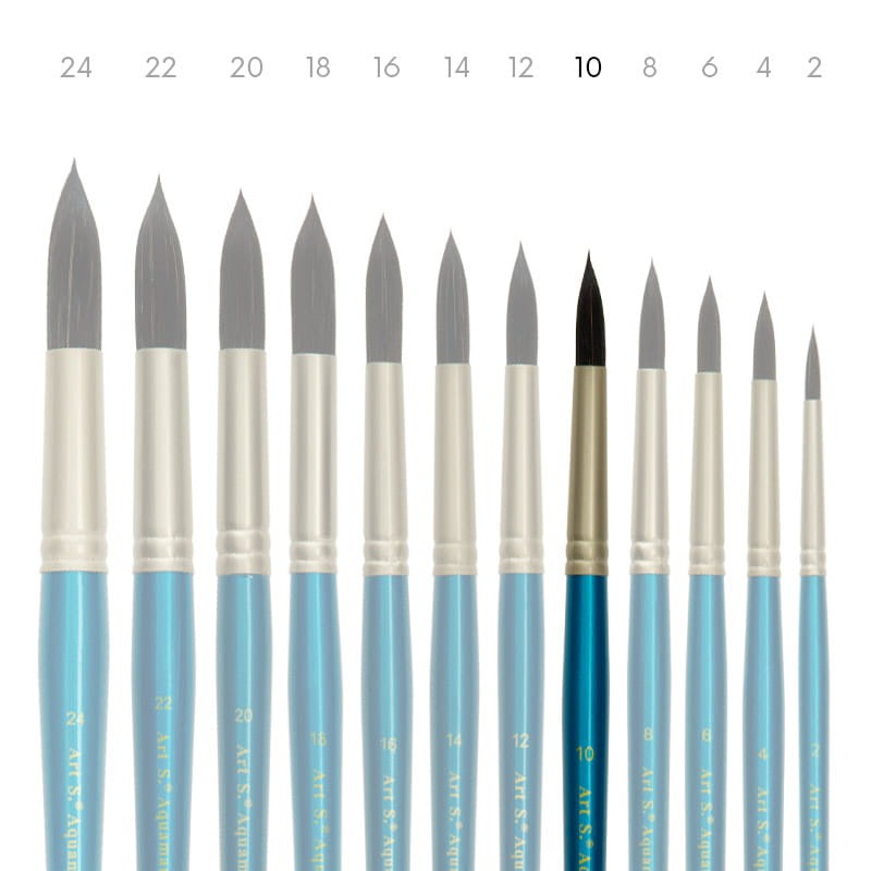 Pędzel-syntetyczny-Art-S.-Aquamarine-771-nr10-okrągły-02