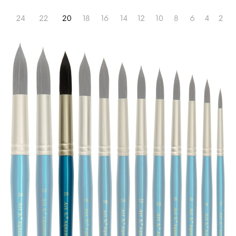 Pędzel-syntetyczny-Art-S.-Aquamarine-771-nr-20-okrągły-02