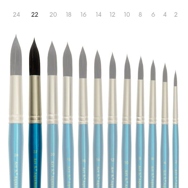 Pędzel-syntetyczny-Art-S.-Aquamarine-771-nr-22-okrągły-02