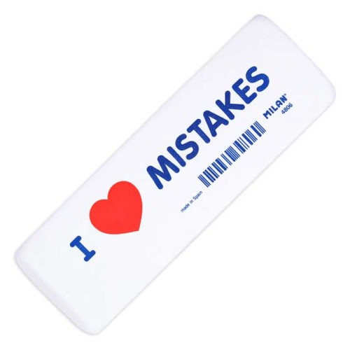 Gumka I Love Mistakes Milan 4806 