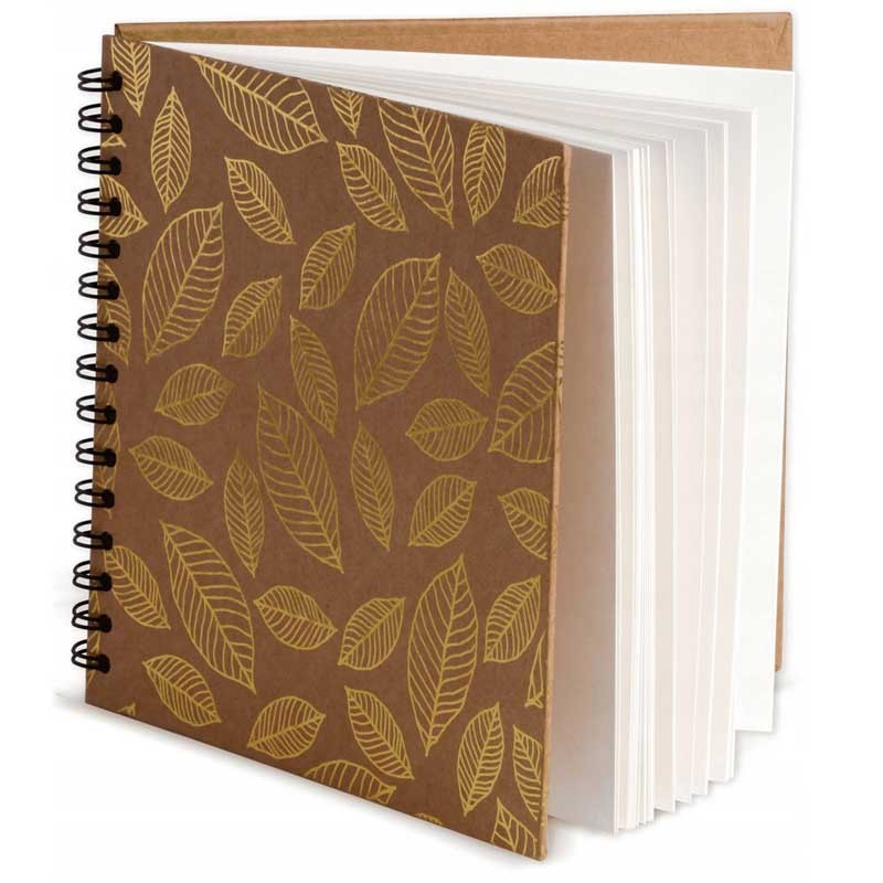 Album na spirali złote liście Happy Color 30.5 x 30.5 cm 180 g 30 ark. 02