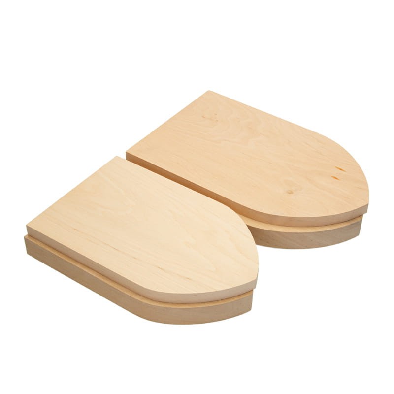 Deska do ikon gruba z ostrołukiem 15x25 cm 06