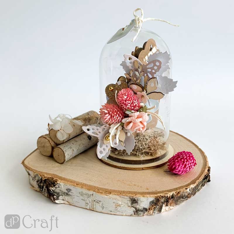 Plastry drewna dpCraft 2 szt. 6-8 cm 07