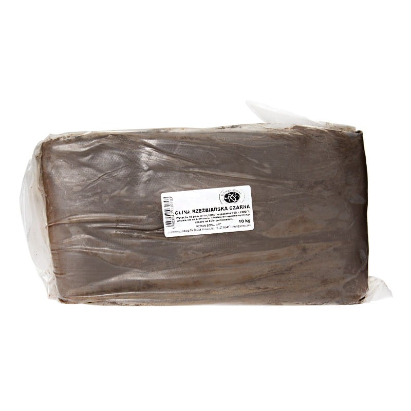 Glina rzeźbiarska czarna Szmal - 10 kg 01