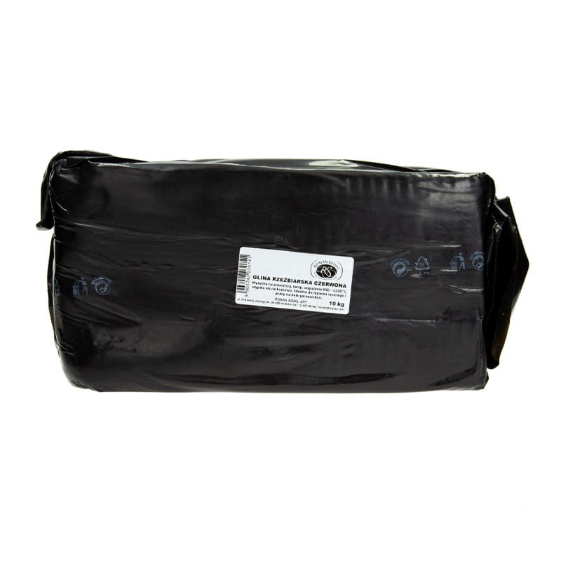 Glina rzeźbiarska czerwona Szmal - 10 kg 01
