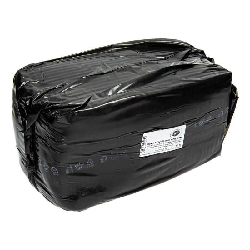 Glina rzeźbiarska czerwona Szmal - 10 kg 02